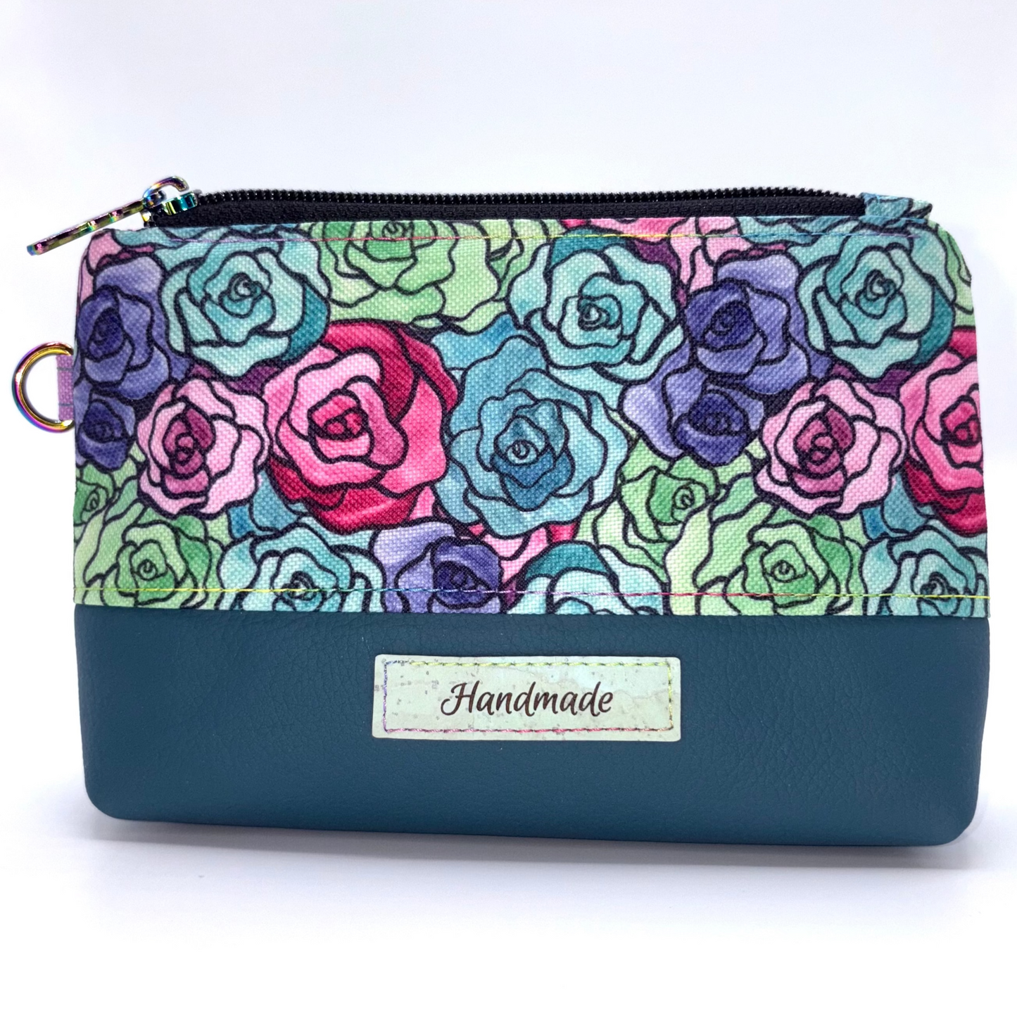 Zipper Pouch - Multi-color Floral Theme