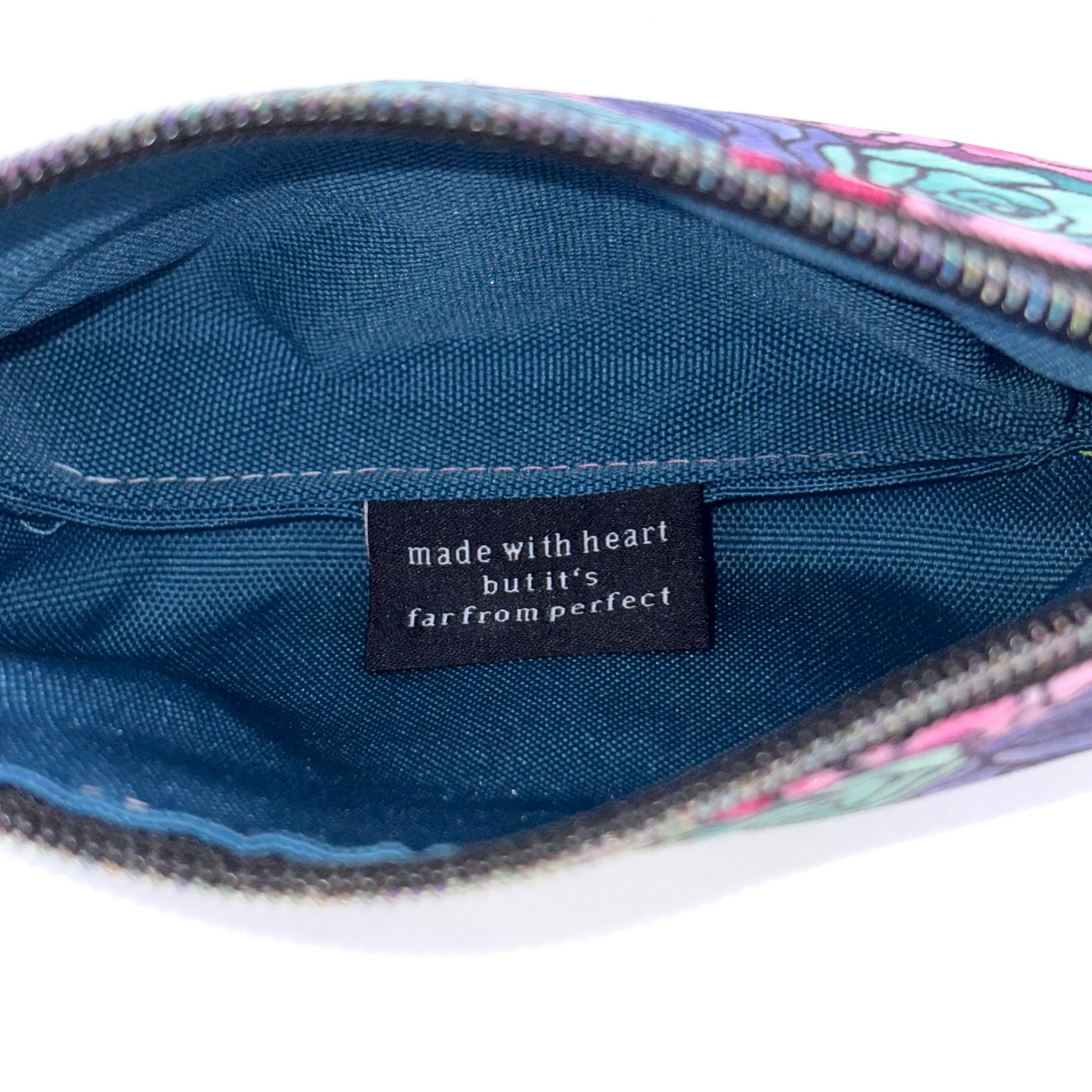 Zipper Pouch - Multi-color Floral Theme