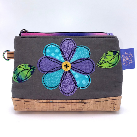 Zipper Pouch - Freestyle Floral Theme