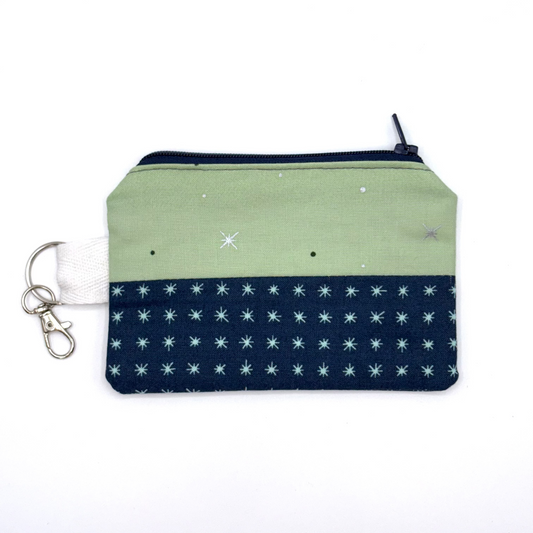Mini Zipper Pouch - Two Toned