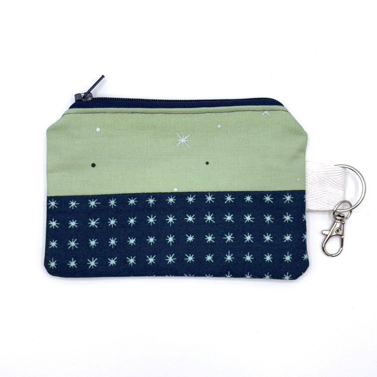 Mini Zipper Pouch - Two Toned